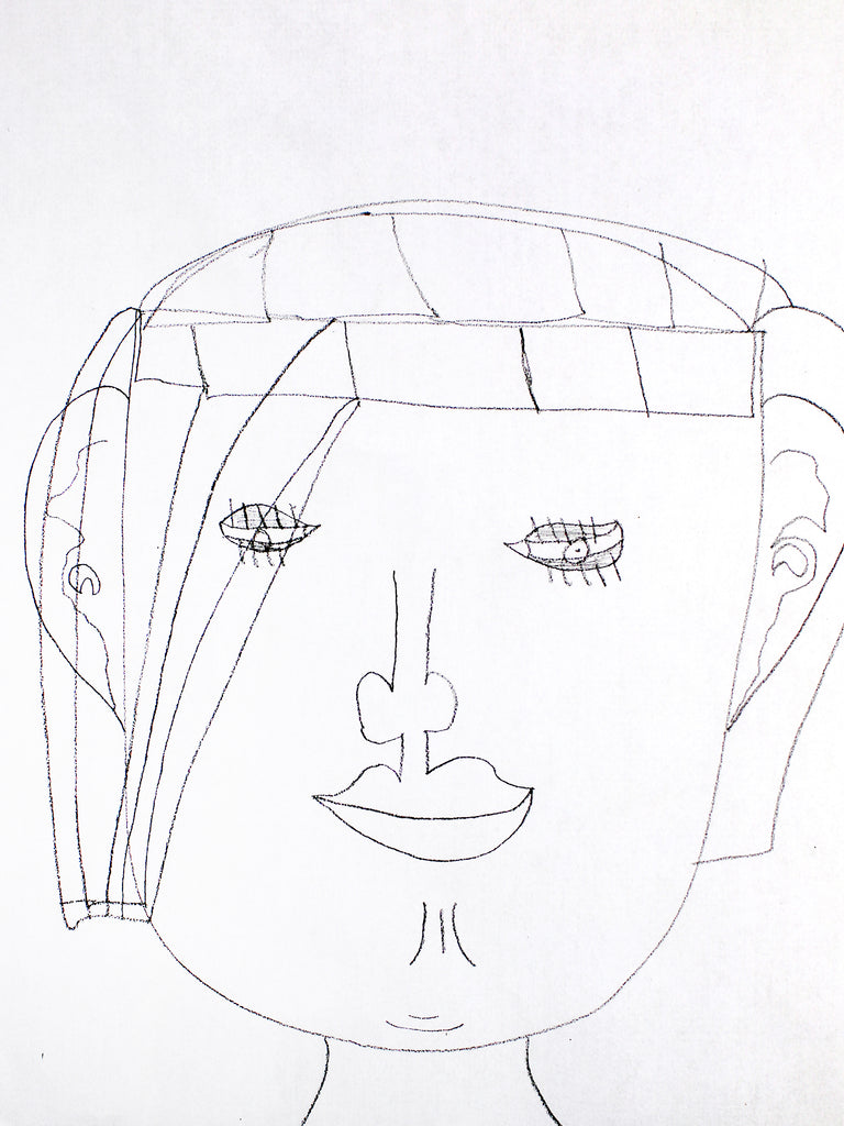 Untitled Face 1, Drawing