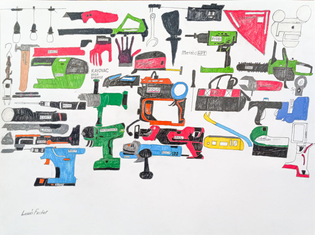 Untitled (Power Tools 1), Drawing