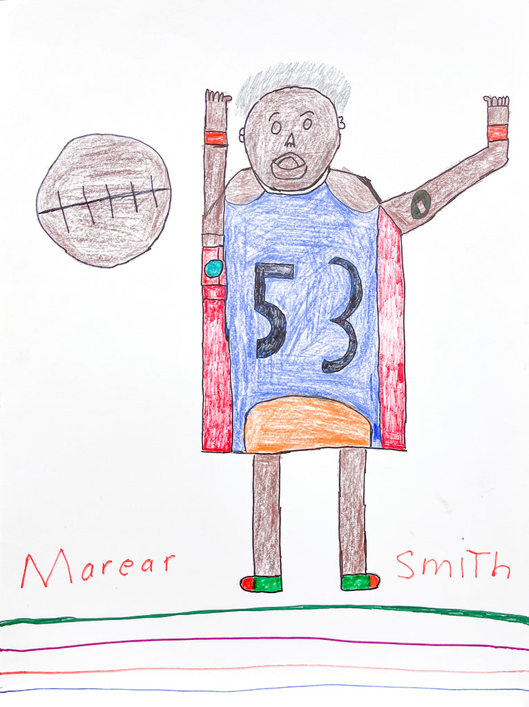 Untitled Basketball Player, by Marear Smith