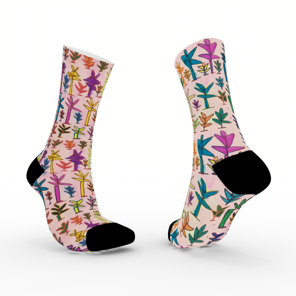Flowers Socks by Ray Smith