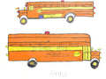Detroit School Buses, by Ray Smith - pasc-gallery