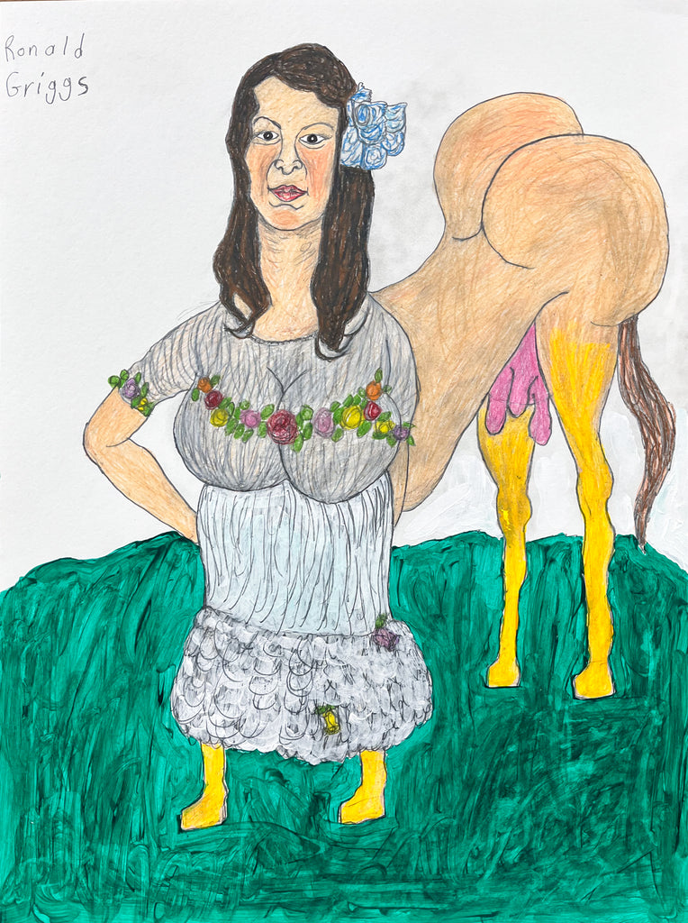 Centaur Woman After Gustav Klimt, by Ronald Griggs