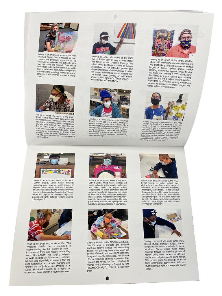 STEP 2022 Calendar Featuring PASC Artists