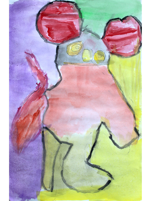 Untitled (mouse), Watercolor