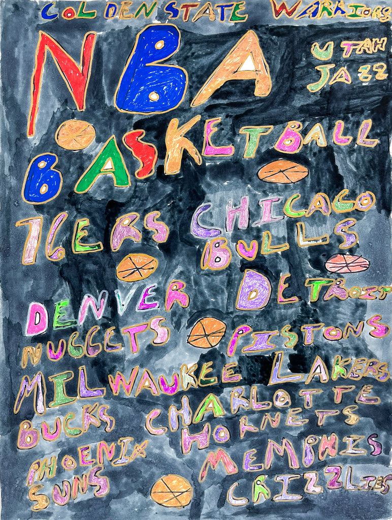 NBA Basketball, by Ashley Hawkins