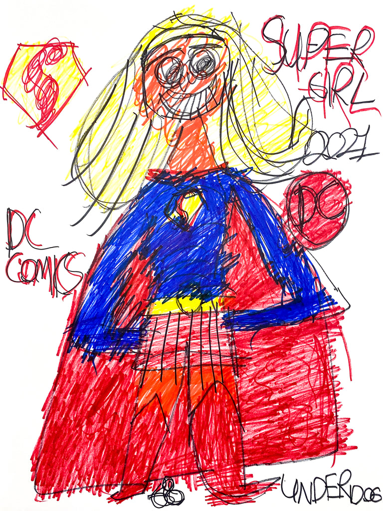 Untitled (Supergirl), Drawing