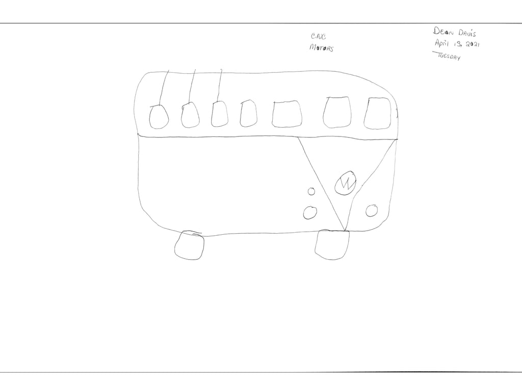 VW Bus, Drawing