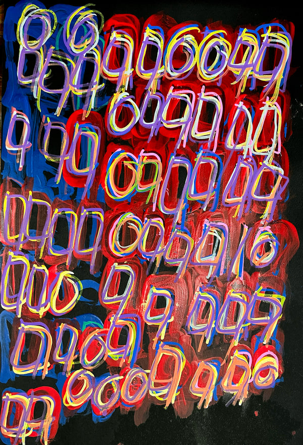 9's Painting by DeRon Hudson