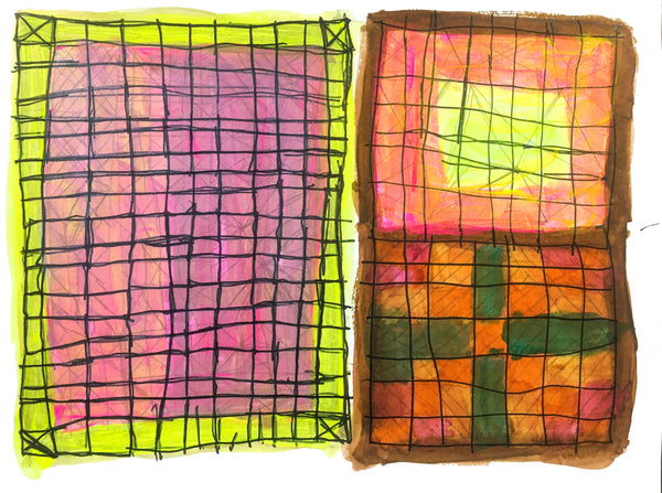 "Abstract Grid", by Renee Rogan