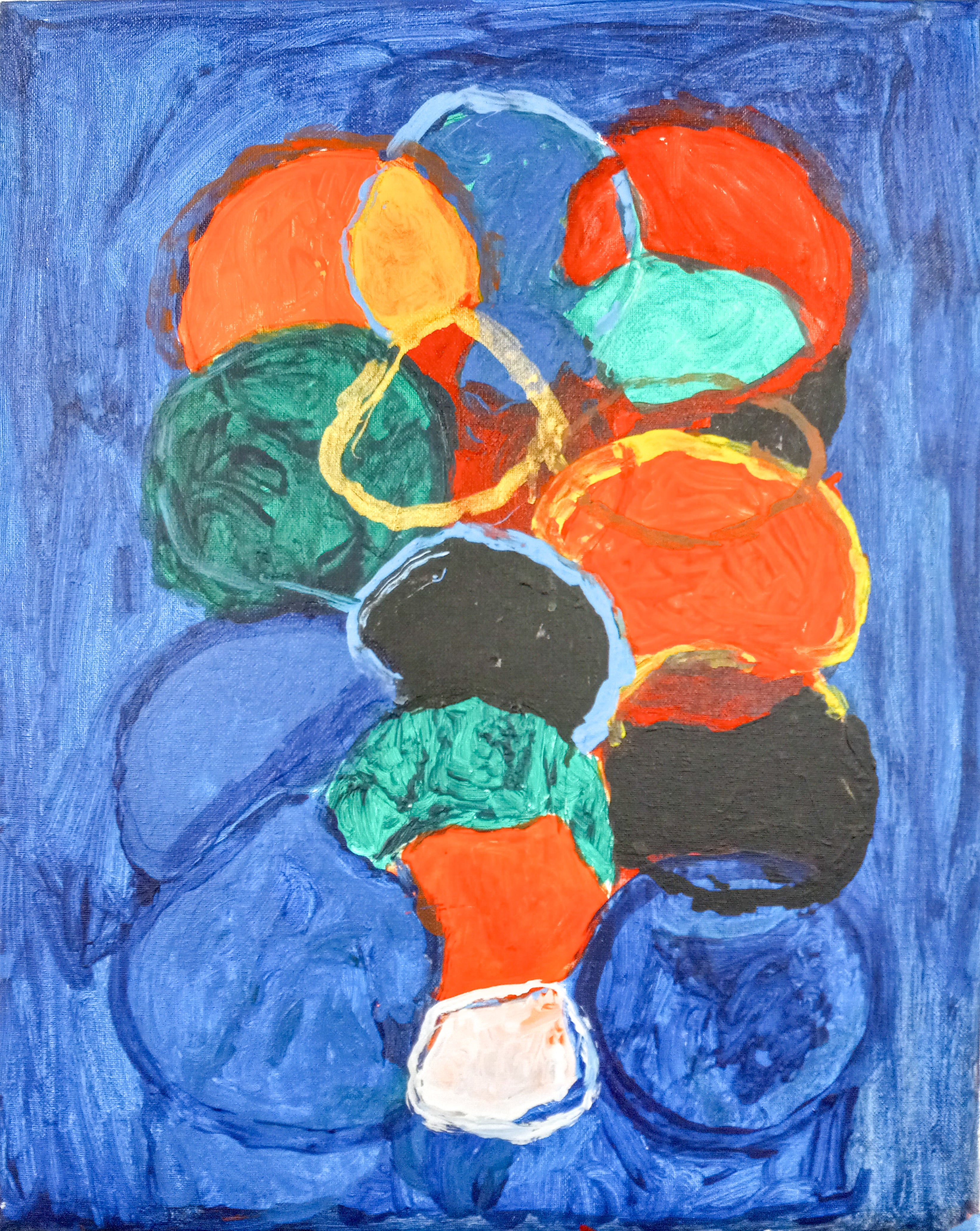 Untitled (Bubbles) painting by Ivory McKinley - pasc-gallery