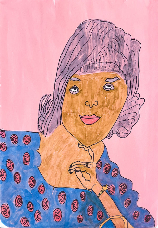 Aretha Franklin, by Jerri Burks