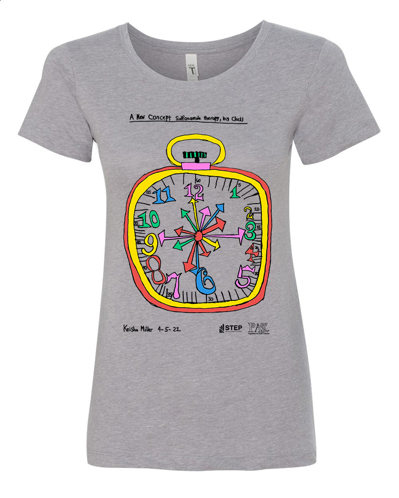 A New Concept Clock T-Shirt by Keisha Miller - pasc-gallery
