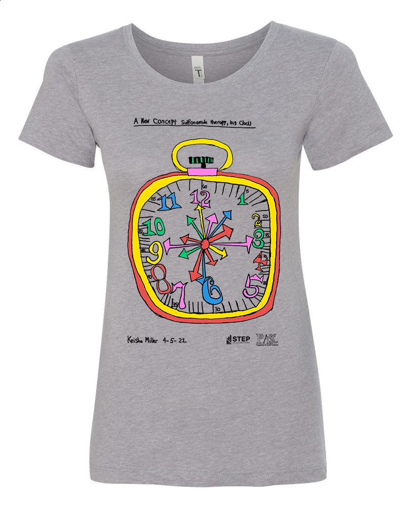 A New Concept Clock T-Shirt by Keisha Miller