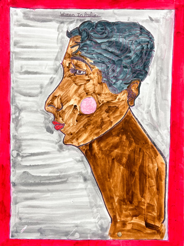 Woman in Profile, by Keisha Miller