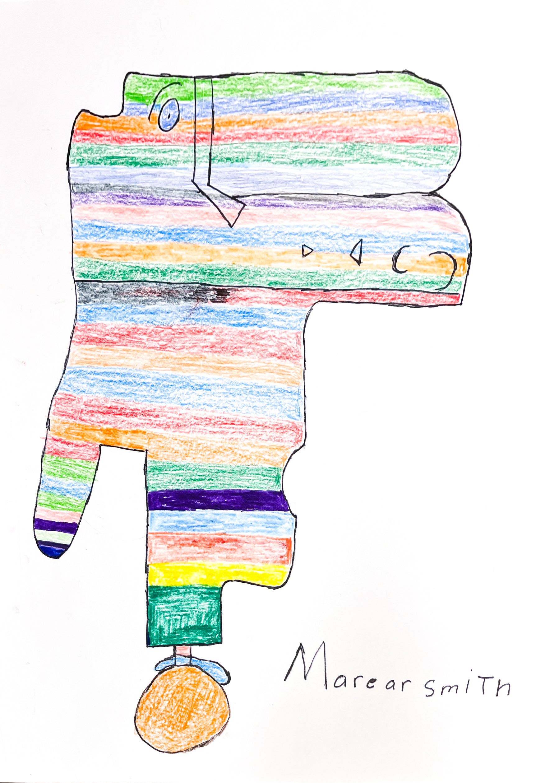 Untitled (Circus Animal)	drawing, by Marear Smith - pasc-gallery