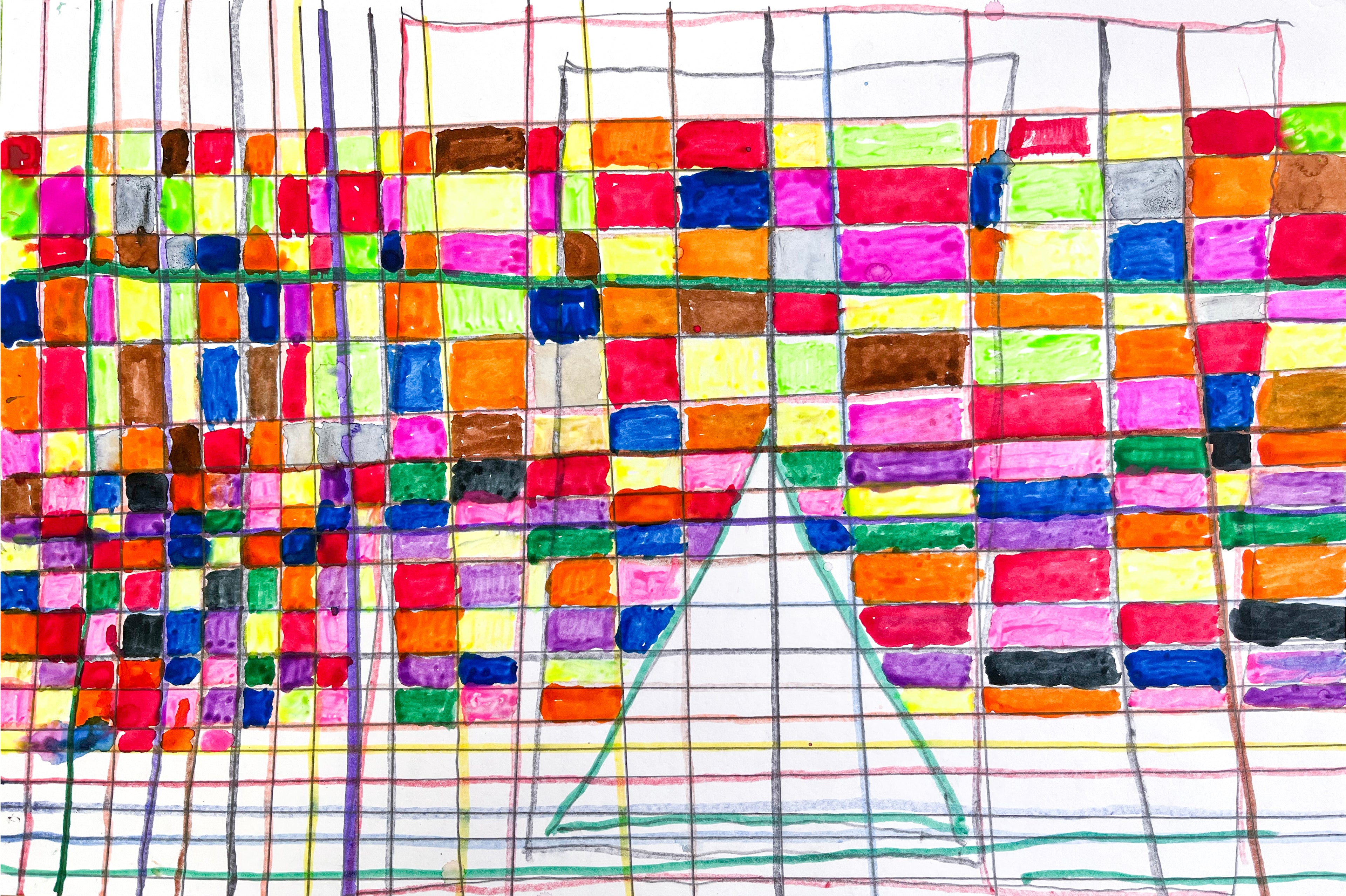 Rainbow Grid, by Mario Magget - pasc-gallery