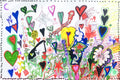 Red Heart Floral, by Promise Vos - pasc-gallery