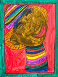 Yoruba and Their Neighbors, Watercolor by Rodney Hudson - pasc-gallery