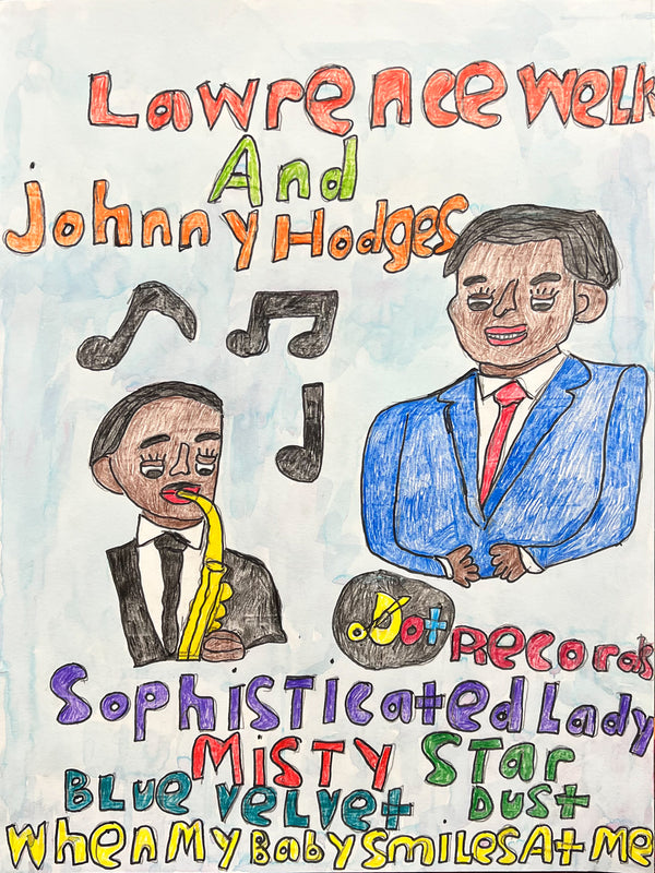 Lawrence Welk and Johnny Hodges, by Thomas Saunders